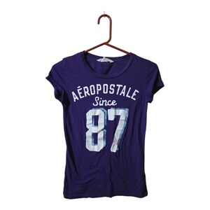 Aeropostale Purple Short Sleeve Tee